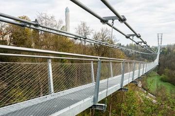Neues Wahrzeichen: Längste Fußgänger-Hängebrücke des Ländles eröffnet