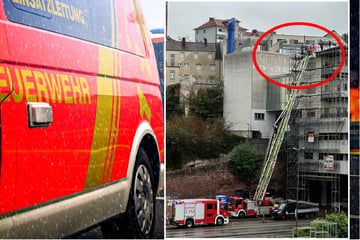 Spektakuläre Höhenrettung: Feuerwehr holt verletzten Dachdecker vom Parkhaus