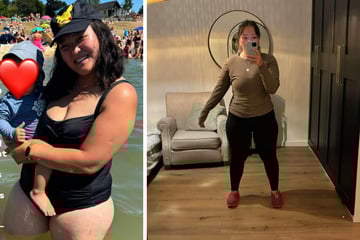 Single-Mama geht täglich 20.000 Schritte: So sieht sie jetzt mit 20 Kilo weniger aus