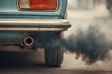 Zweimal innerhalb kürzester Zeit erwischt: Schwarzer Rauch verrät Autofahrer