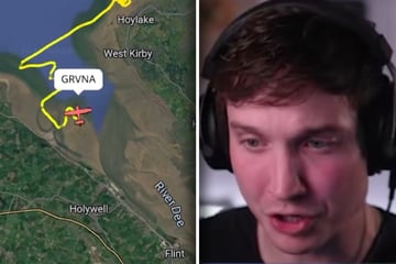Pilot scheint sich zu langweilen: Was er dann mit seinem Flugzeug tut, sorgt für Staunen
