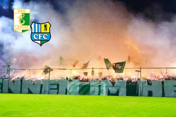 Leipzig: Pyro-Kracher Chemie Leipzig gegen CFC: Zahlreiche Fans erleiden Verbrennungen