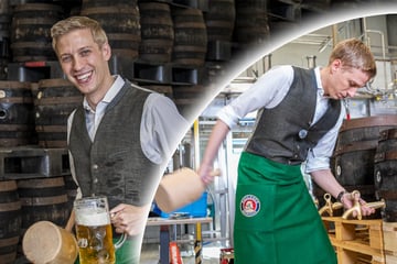 Anzapftraining: OB Krause probt für Wiesn-Anstich