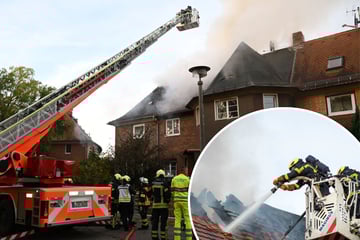 Leipzig: Dachstuhl in Leipzig in Flammen: Tote Person geborgen - Identität unklar