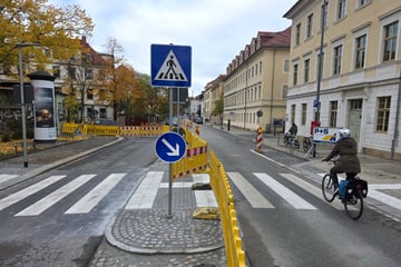 Dresden: Nach Ärger um Fake-Zebrastreifen: Hier können die Dresdner nun ganz offiziell die Straße überqueren