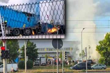 Leipzig: Feuer bei Amazon in Leipzig: Was ist denn hier los?