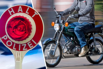 Mit über 90 km/h durch die Stadt! Simson-Fahrer liefert sich wilde Verfolgungsjagd mit Polizei