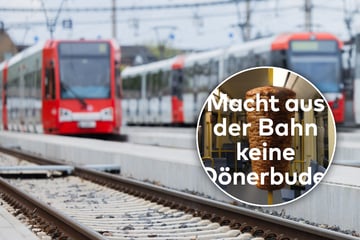 KVB hat die Nase voll: "Macht aus der Bahn keine Dönerbude!"