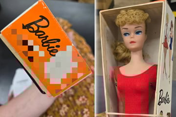 Frau findet uralte Barbie in Geschäft: Als sie auf die Unterseite der Verpackung blickt, bleibt ihr das Herz stehen