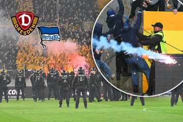 Unfassbare Eskalation: Schwere Krawalle zwischen Dynamo- und Hertha-Fans