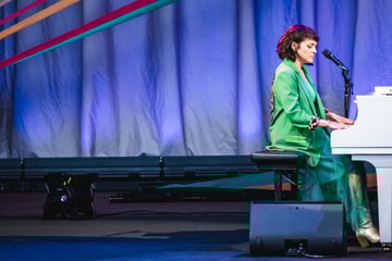 Picknick und Piano im Stadtpark: Ein Weltstar ganz gemütlich