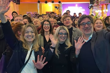 Wenig Partystimmung bei den Parteien in Dresden