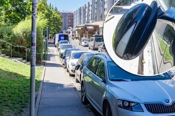 Dresden: Während Stadtfest: Auto-Kratzer und kaputte Spiegel an der Ritterstraße