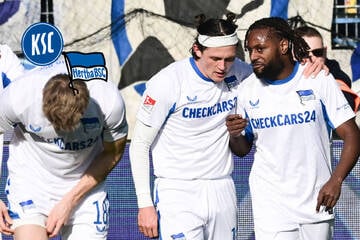 Hertha BSC verpasst Sieg nach Doppel-Rückstand gegen Freunde vom KSC