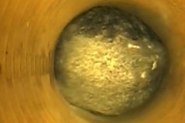 Arbeiter wundern sich über Klumpen in Abwasserrohr: Als er sich bewegt, halten sie den Atem an