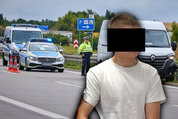 Schleuser flüchtet nach Unfall auf A17 und landet vor Gericht