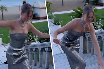 Toni Garrn: Metall-Robe zwingt Topmodel in die Knie!