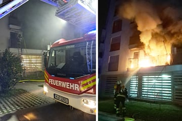 München: Balkon brennt lichterloh! Sind Jugendliche mit Pyrotechnik schuld?