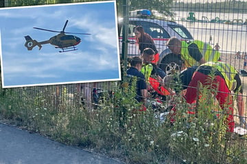 Rettungs-Heli an der Schladitzer Bucht: Mann muss nach allergischer Reaktion behandelt werden