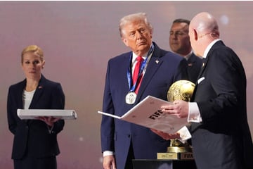 WM-Auslosung wird zur Preisverleihung für Donald Trump