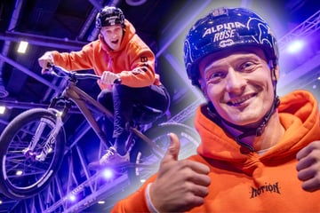 Chemnitz: Chemnitzer Mountainbiker bringt spektakuläre Stunt-Show in die Messe