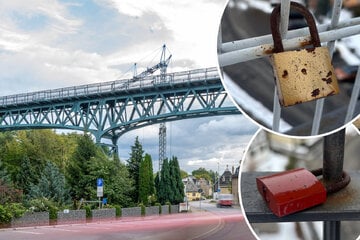 Chemnitz: Chemnitz: Liebesschlösser rosten am sanierten Viadukt vor sich hin