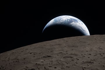 NASA shares stunning picture of "Earthset" taken by Artemis II crew