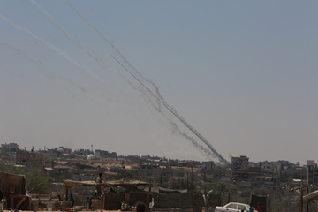 Israel-Krieg: Geschoss aus dem Gazastreifen abgefangen