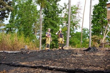 Waldbrand in Sachsen: Einsatz noch nicht beendet, Löscharbeiten dauern weiterhin an
