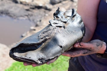 Signs of "Roman bigfoot" found by mystified archaeologists in English dig site