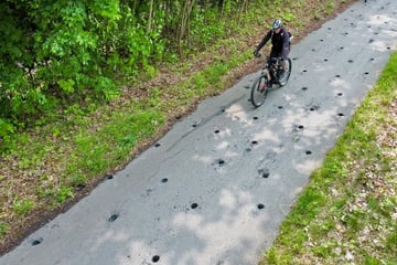 Chemnitz: Was ist das denn? Chemnitzer Radweg hat zahlreiche Löcher