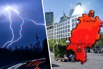 So heiß wird's jetzt wieder in Hessen! Dann kommen die Gewitter