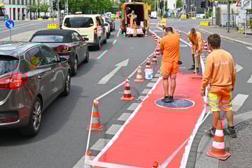 Leipzig: Noch mehr Rot für Radfahrer: Hier sorgt die Stadt Leipzig für mehr Sicherheit