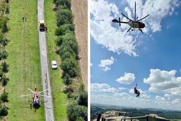Heli-Einsatz bei Wanderausflug: Verletzter Teenager (17) vom Lilienstein geflogen