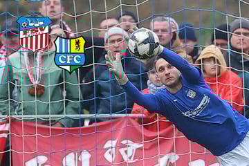 FSV-Keeper Lucas Hiemann heiß gegen seine Himmelblauen