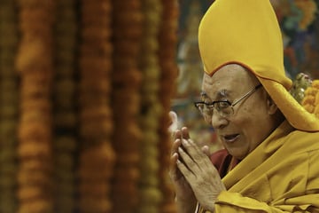 Dalai Lama prays at launch of landmark 90th birthday celebrations