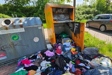 Chemnitz: Böller im Container: Nächtlicher Brand in Chemnitz