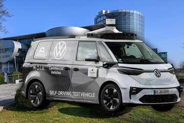 Dresden: Mit Sensoren, Kameras und Radar: VW übt in Dresden das autonome Fahren