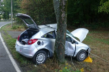 Fahranfängerin kommt von Straße ab, kracht gegen Baum und wird per Heli ins Krankenhaus geflogen