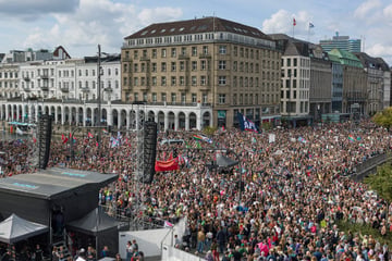 Demo in Hamburg: Tausende Menschen gehen gegen Rechtsextremismus auf die Straße