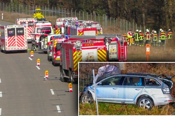 Unfall A9: Autos durchbrechen Wildzaun: Frau (†55) stirbt bei Unfall auf der A9