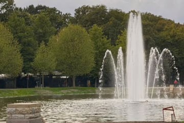 Arbeiten im Clara-Park abgeschlossen: Leipzigs beliebte Fontäne sprudelt wieder