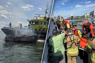 Explosion auf Yacht: Zwei Menschen ins Wasser geschleudert, kurz danach sinkt das Schiff