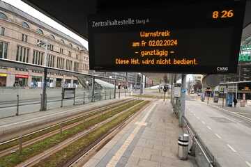 Streik im Nahverkehr bremst heute Chemnitz aus