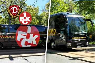 Dynamo gegen Lautern live: Die Mannschaften sind da!