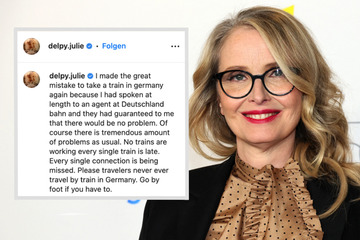 Ärger mit der Deutschen Bahn - Hollywood-Star Julie Delpy sauer: "Kein Zug funktioniert"