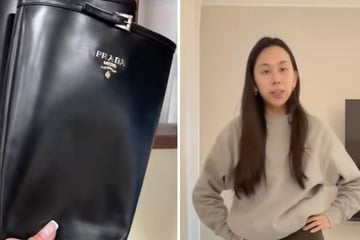 Frau findet Luxus-Schuhe zum Hammer-Preis: Als sie die Zuhause anprobiert, muss sie schlucken