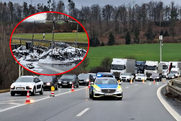 Unfall A4: Langer Stau! Anhänger brennt auf A4 in Richtung Görlitz