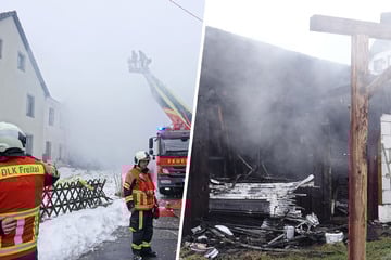 Schuppen völlig zerstört: War hier ein Zündler am Werk?