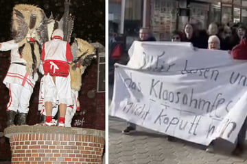 Protest auf Borkum: Frauen protestieren für den Erhalt des traditionellen "Klaasohmfests"!